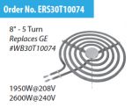 ERS30T10074 Replacement for GE Hotpoint 8" Range Surface Element