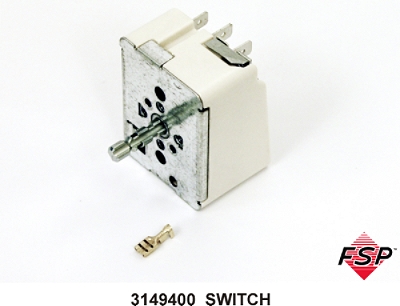 WP3149400 Whirlpool Range Infinite Switch