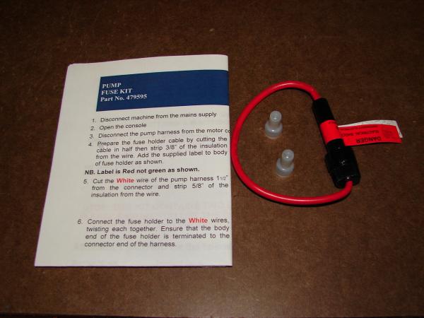 479595F Fisher Paykel Washer Pump Fuse Kit