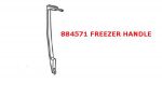 884571 Fisher Paykel Freezer Door Handle E522B Series