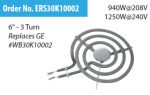 ERS30K10002 Replacement for WB30K10002 GE Hotpoint 6" Range Element