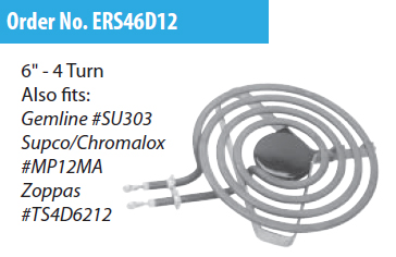 ERP ERS46D12 6" Range Surface Element