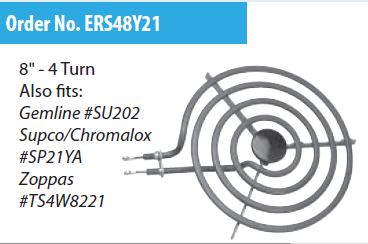 ERS ERS48Y21 8" Range Surface Element