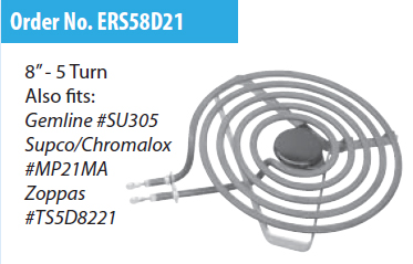 ERP ERS58D21 8" Range Surface Element
