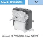 ERWR60X190 Refrigerator Evaporator Motor GE WR60X190