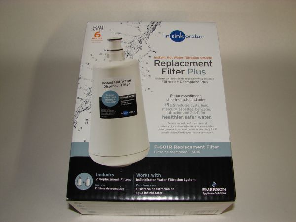 F601R In Sink Erator Water Filter 2-Pack 