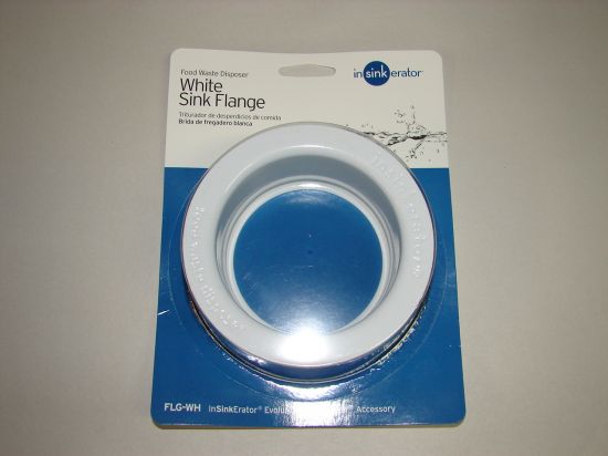 FLG-WH In Sink Erator White Sink Flange 70908A
