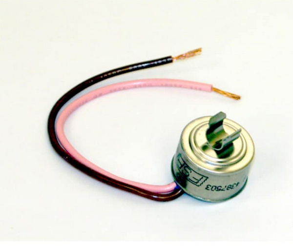 WP4387503 Whirlpool Refrigerator Bi-Metal Defrost Thermostat