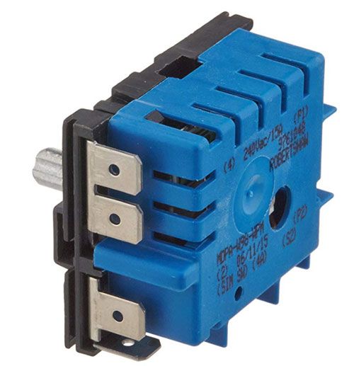 WP9761048 Whirlpool Range Dual Element Switch