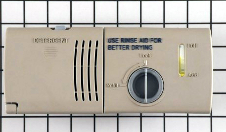 WPW10199696 Whirlpool Kitchen Aid Dishwasher Detergent Rinse Dispenser