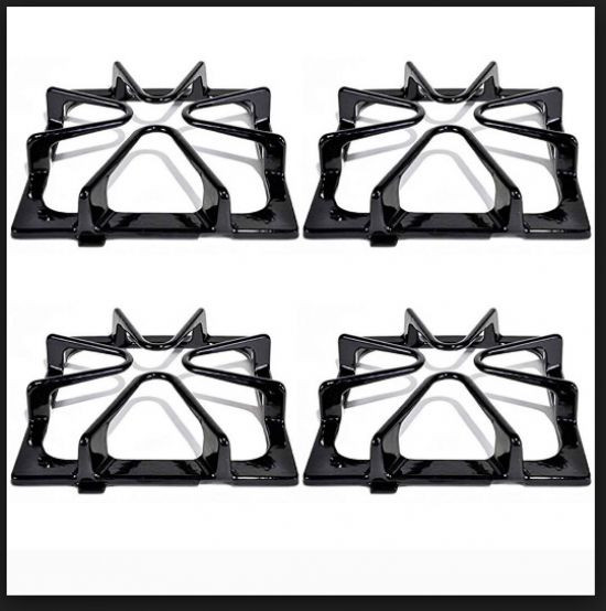 WPW10447925 Whirlpool Amana Maytag Range Grates 4Pack