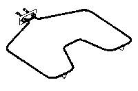 ERB44X5099 Bake Element for GE Hotpoint WB44X5099